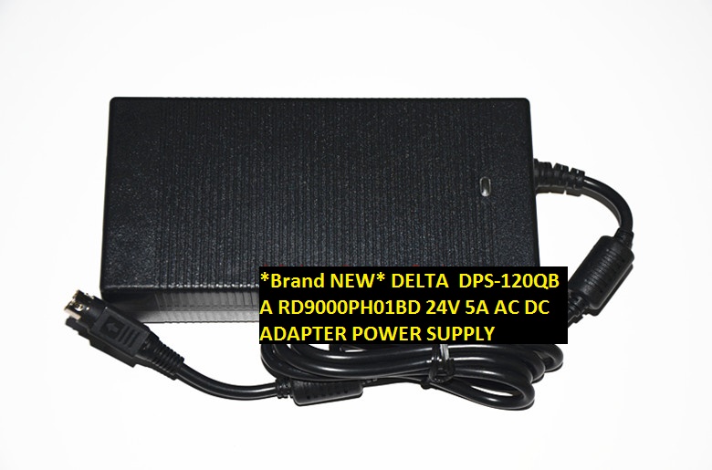*Brand NEW* DELTA RD9000PH01BD DPS-120QB A 24V 5A AC DC ADAPTER POWER SUPPLY - Click Image to Close